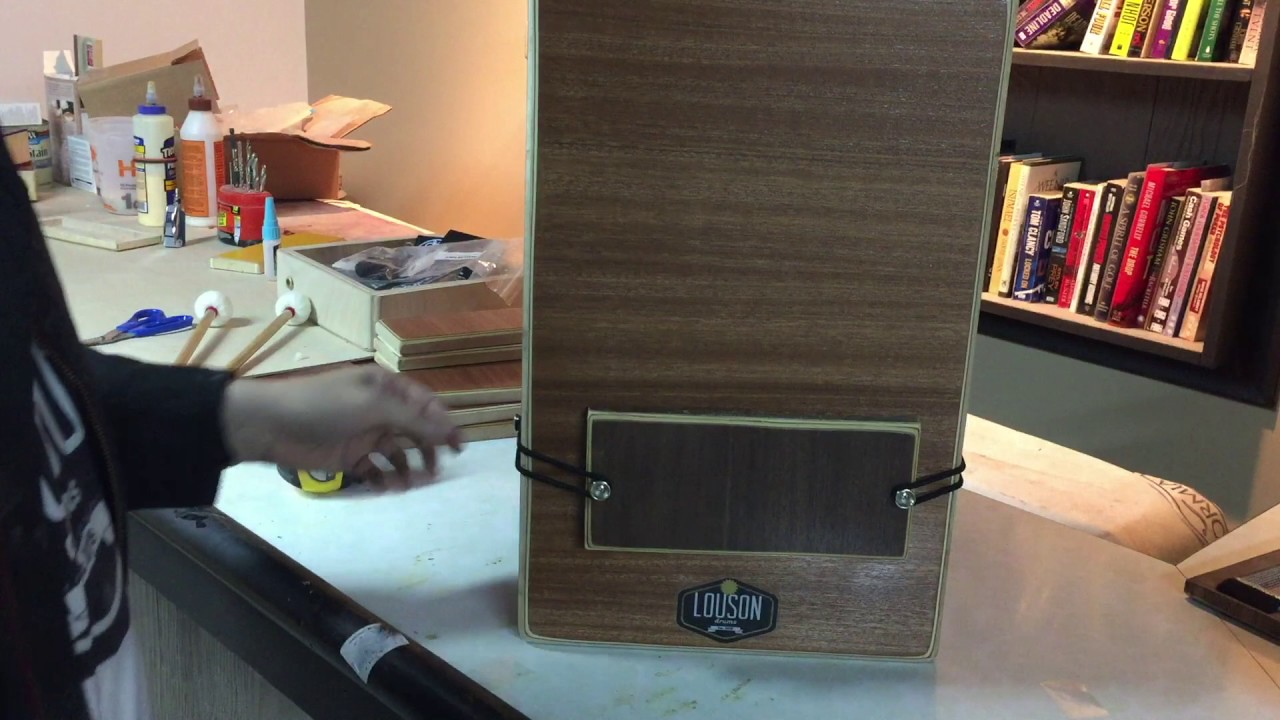 Add snare to a cajon using an external snare system YouTube