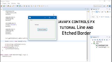 JavaFX ControlsFX tutorial Line and Etched Borders
