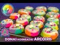 DONAS HORNEADAS ARCOIRIS!!