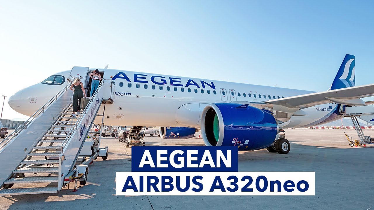 Vlog Trip Report Aegean Airlines Airbus A320neo Economy Athens