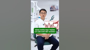 Răng khôn mọc thẳng có cần nhổ không?  #nhasycuaban #nhakhoagreenlife #daurang #nhorang #rangkhon