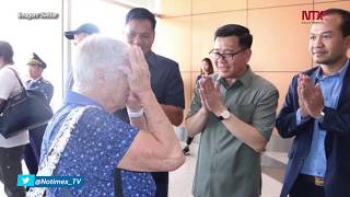 Los pasajeros del crucero Westerdam desembarcan en Camboya