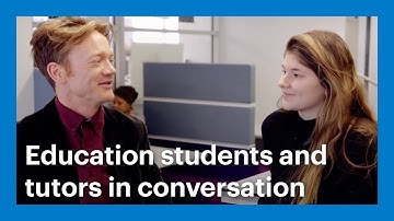 One to One - Goldsmiths Education students and tutors in conversation