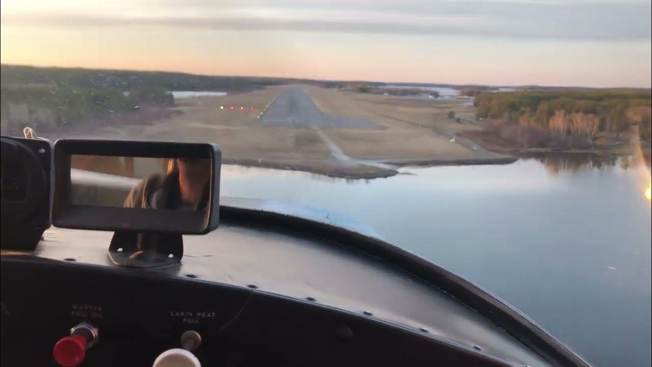 Landing at Flin Flon Airport YouTube