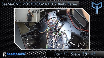 SeeMeCNC ROSTOCK MAX v3.2 Build Series Part 11: Steps 38~45