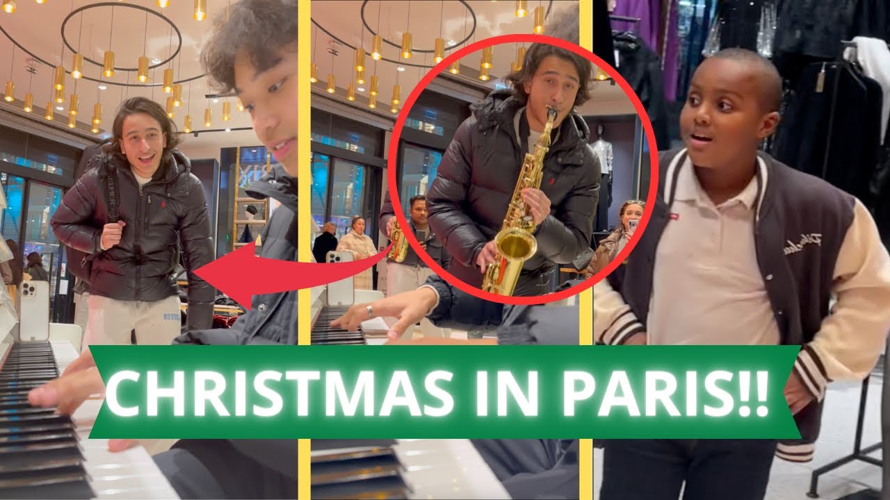 Unexpected duo on “All I want for Christmas is you” in public (piano & sax) 😱 Unexpected duo on “All I want for Christmas is you” in public (piano & sax) 😱