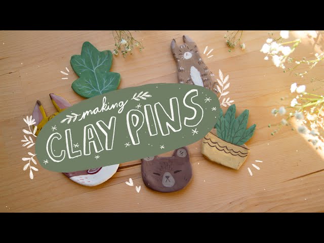 ILLUSTRATING PINS MADE OF CLAY using gouache 