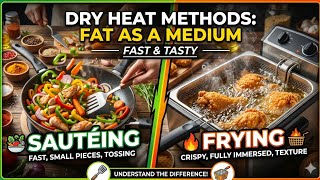 Dry Heat Methods Explained 🔥 | Sautéing vs Frying 🍳 | Home Science Notes@Home-Science #ugcnet