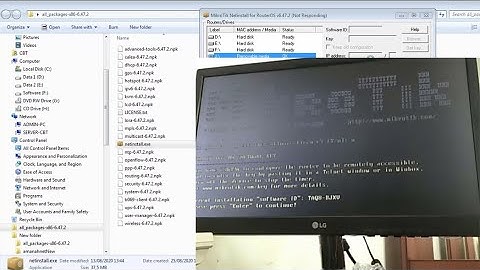 CARA INSTALL MIKROTIK X86 DI SEBUAH FLASHDISK