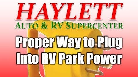 HaylettRV - Proper RV Power Plug In Method with Josh the RV Nerd