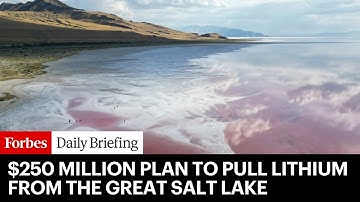 Inside The Plan To Mine "White Gold" From The Great Salt Lake