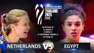 Netherlands vs Egypt | Women's World Championship 2025