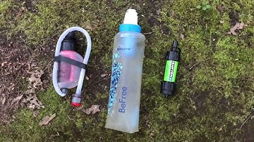 MSR TrailShot vs Katadyn BeFree vs Sawyer Mini Squeeze Water Filter Comparison