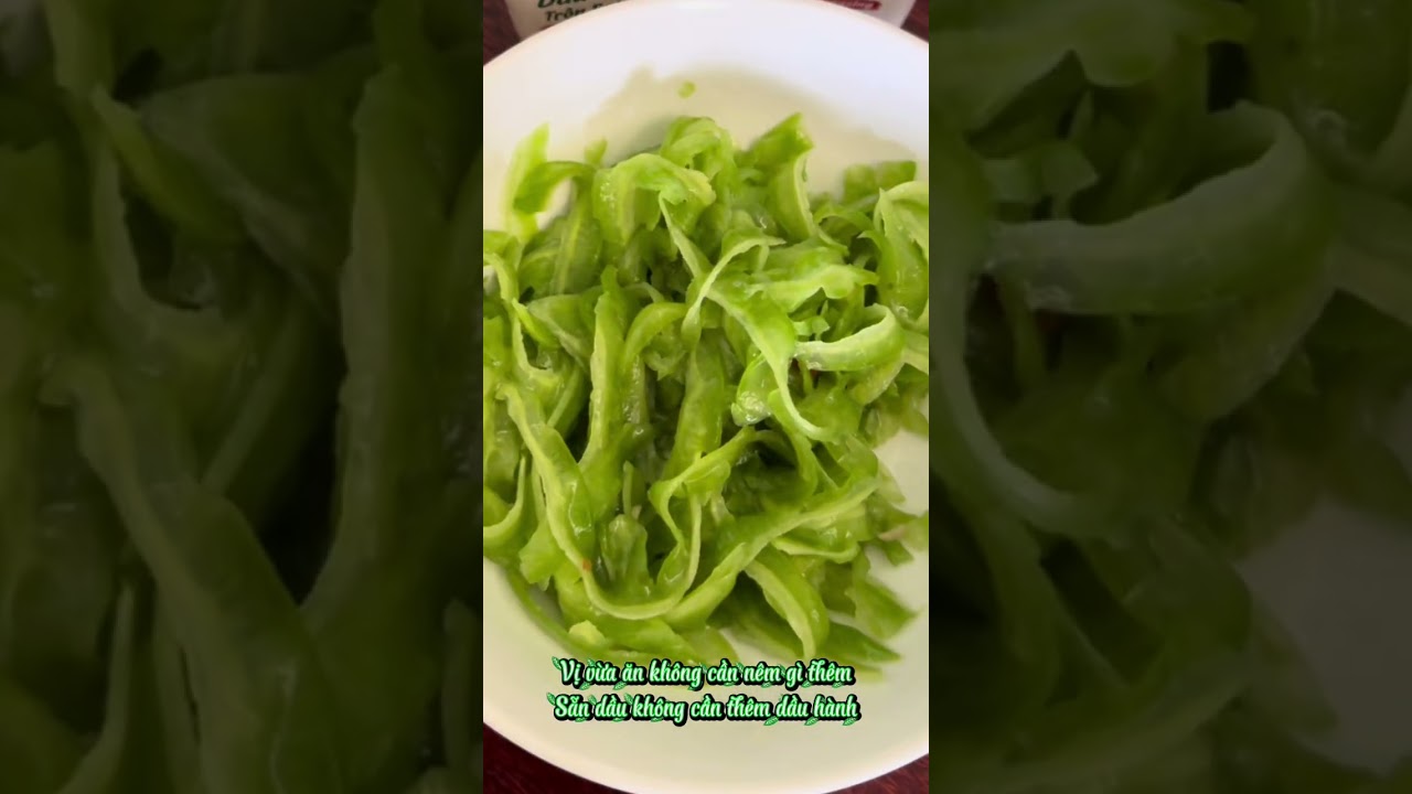 Gỏi Khổ Qua & Sườn Non chay chiên (ngâm qua đá, và muối đường, khổ qua không đắng)