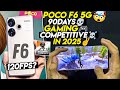 POCO F6 90 DAYS GAMING REVIEW 2024🔥•POCO F6 BGMI/PUBG TEST 2025😍•POCO F6 120FPS GAMING 2025☠️•22,000