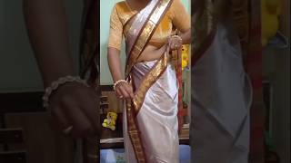 How To Silk Saree Drape In Different Style Without Any Problem Attractive Look