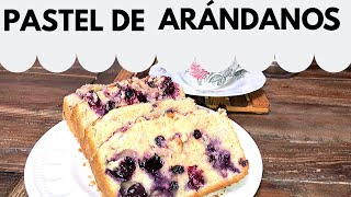 COMO HACER PASTEL DE ARANDANOS AZULES CON YOGUR; SALUDABLE