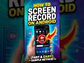 How to screen record on Android/iPhone 🤳📱