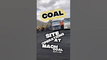 Coal Loading Site Operations at Mach Coal Pvt Ltd | Heavy Machinery in Action!