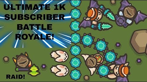 Conquer the Arena: Taming.io 1K Subscriber Special Battle Royale/Kill compilation/Raids!