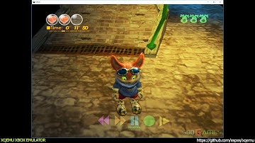 XQEMU Xbox Emulator - Blinx: The Time Sweeper Ingame!