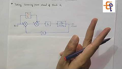 How to find Transfer Function of a Block Diagram? (Hindi) || Control System