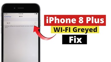 iPhone 8 Plus WIFI greyed out!Fix WIFI not working on iPhone 8 & 8 plus.
