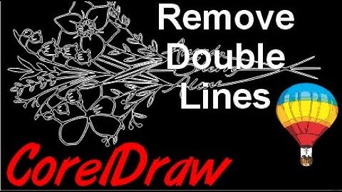 Corel Draw Tips & Tricks Remove Double LInes
