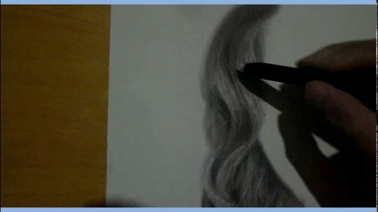 How To Draw Realistic Wavy Hair The Easiest Way Using Drybrush