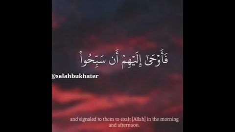 تلاوات من سورة مريم☁ #رمضان #مكة #مكة_المكرمة #ذكر #آيات #القرآن_الكريم #ورد