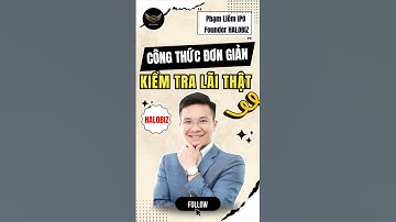 Công thức tính đơn giản để kiểm tra lãi cho các chủ doanh nghiệp! |Phạm Liêm IPO | halobiz.vn