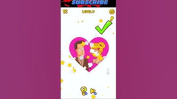 The heart. || Level-3 || Tricky Line:Draw the part || #shorts