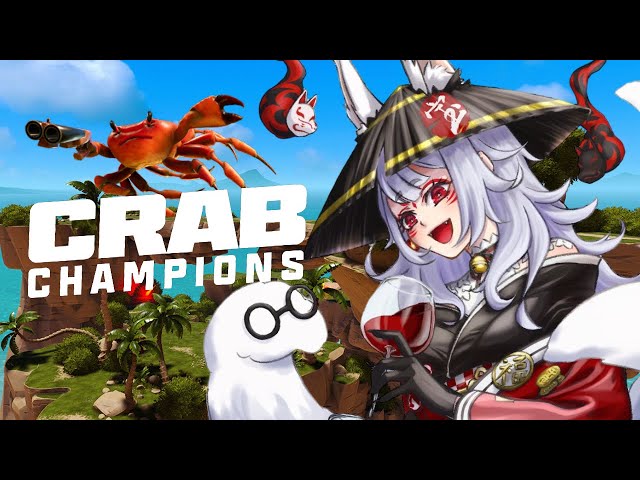 【CRAB CHAMPIONS】Fox Mother becomes Crab Champion【NINA KOSAKA - NIJISANJI EN】のサムネイル