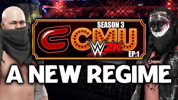 WWE 2K22 Custom Universe Mode - CMU S3 Ep 1 - A New Regime.