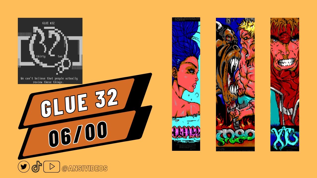 Glue 32 [06/00] Full Ansi / Ascii Art Pack Video 