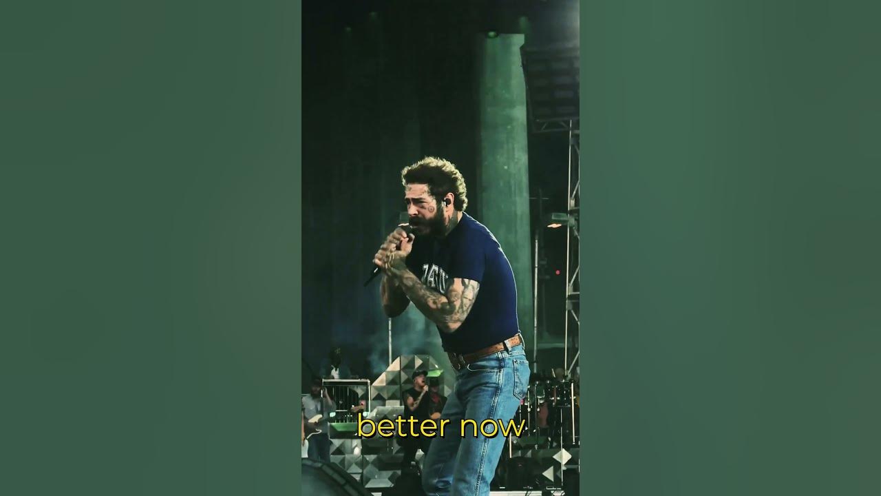 Post Malone Performs ‘Better Now’ Live 🤯🎤 #prague #postmalone