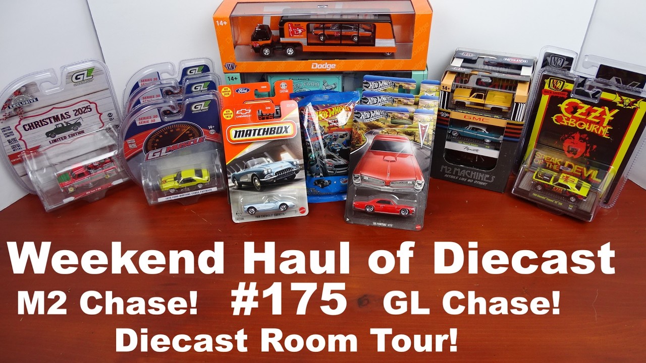 Покупка литых моделей за выходные: #175 Hot Wheels, Greenlight, Matchbox, M2 Machines, GL Chase, ...