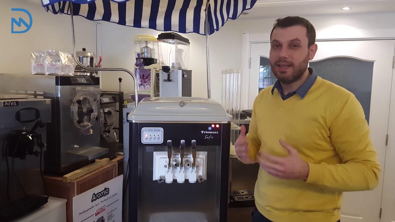 تعرف على واحدة من أفضل ماكينات السوفت آيس كريم لدينا من ماركة تريوماكس - سفير 00905301828332