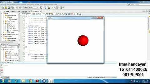 Project UAS Komputer Grafik II (Membuat Objek 3D Menggunakan Aplikasi NetBean IDE 8.2)