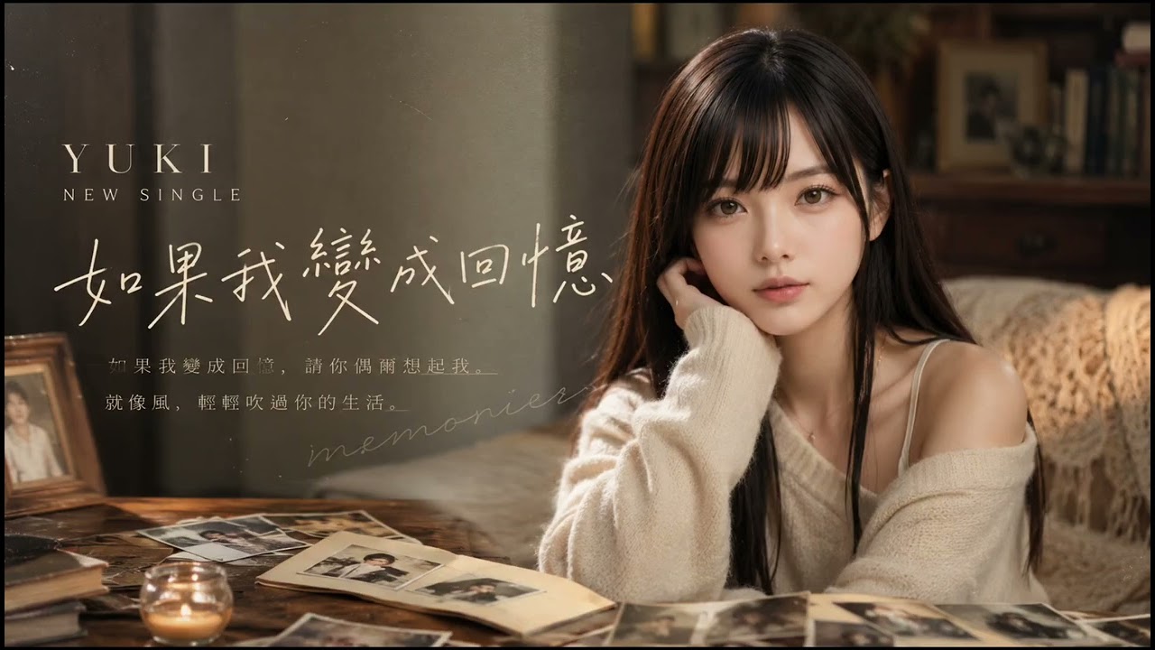 【完整版】YUKI 全新單曲《如果我變成回憶》 #song #shorts #newsong #yuki #如果我變成回憶 #music #songs #single #chinese