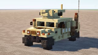 : Minecraft Humvee M1151 [2.5:1] Tutorial