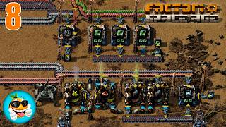 PREPARANDOME PARA ACTUALIZAR LA FÁBRICA | Factorio Space Age // Ep. #08