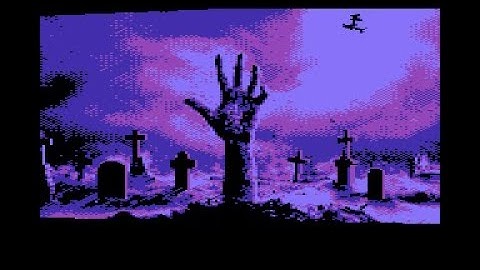 C64 One File Demo : Fearsalot Dark Night by Hokuto Force,The Codeblasters ! 31 October 2025 !