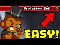 Easily beat the new professor evil challenge bloons td battles