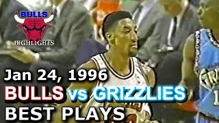 Jan 24 1996 Bulls vs Grizzlies highlights