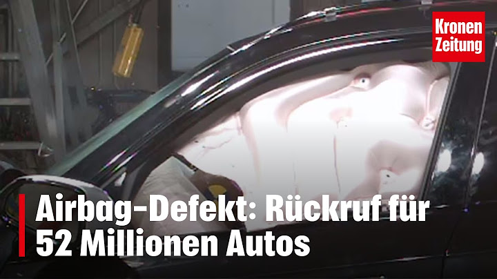Airbag-Defekt: Rückruf für 52 Millionen Autos | krone.tv NEWS