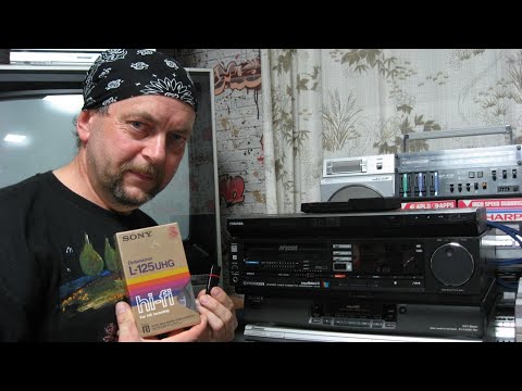 Видео: PIONEER VX-9 Запись музыкального видео с Ютуба на видеомагнитофон системы NTSC.