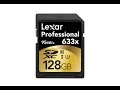 Lexar Professional 633x 128GB SDXC UHS-I/U3 Card (Up to 95MB/s Read) - Test