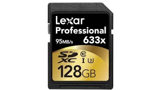 Lexar Professional 633x 128GB SDXC UHS-I/U3 Card (Up to 95MB/s Read) - Test