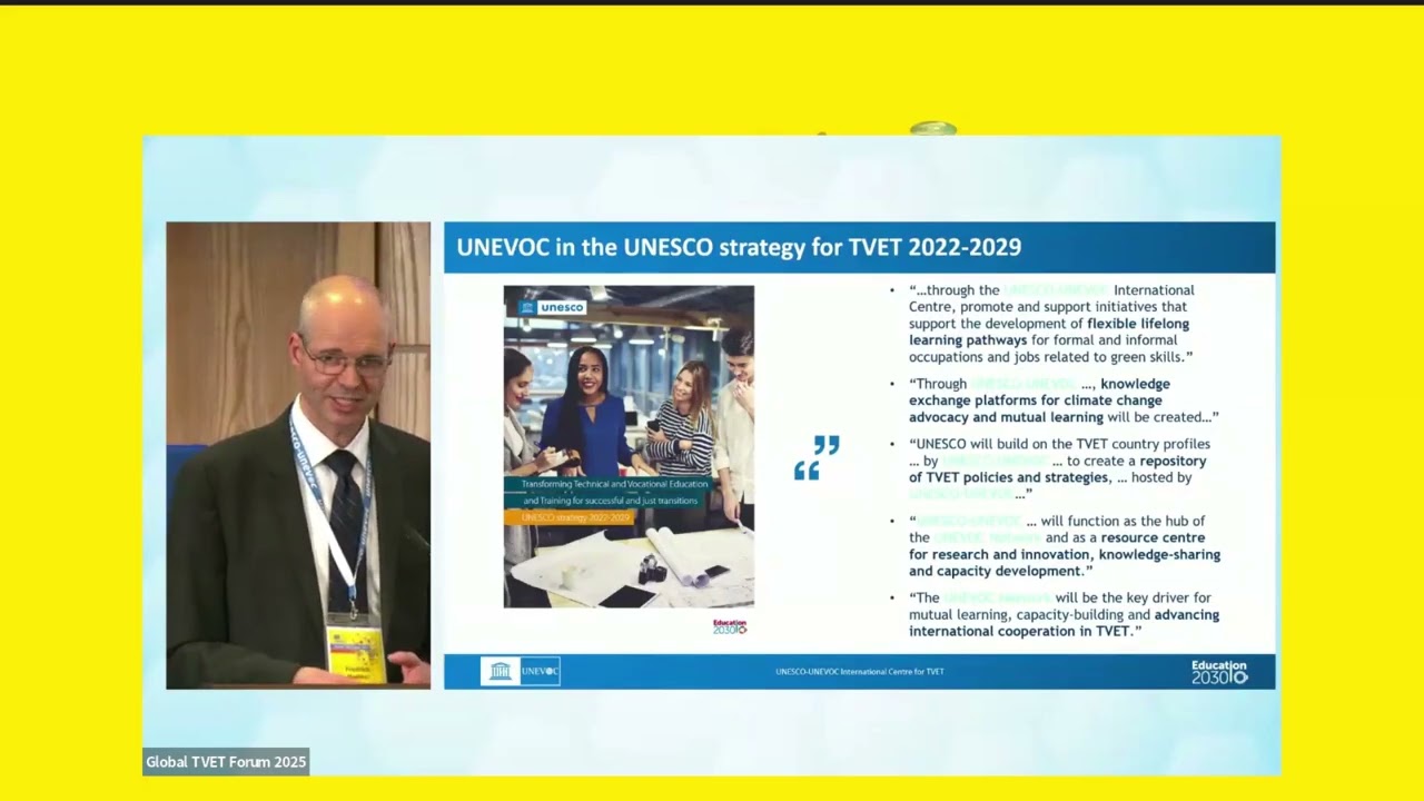 Global TVET Forum 2025, 28 October - Global fora for knowledge exchange and innovation